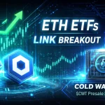ETH and LINK are showing strong bullish momentum after institutional inflows into ETH ETFs and a notable breakout for LINK.