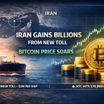 Iran’s Hormuz toll could generate up to $64B annually and absorb 60 % of new  BTC supply.
