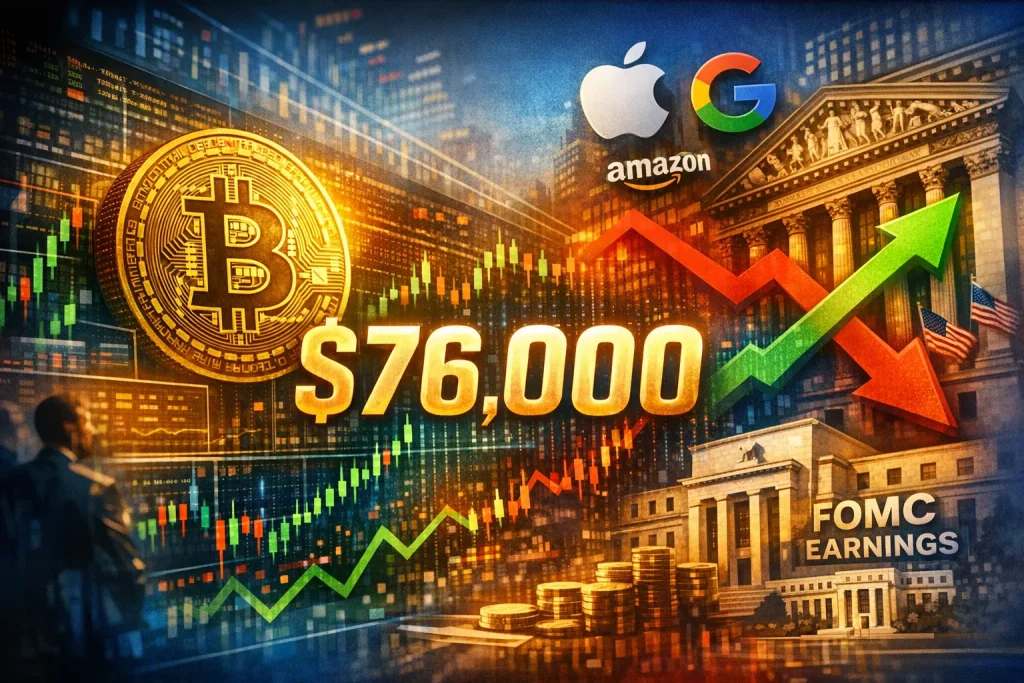 Bitcoin’s Break Above $76K Is a Derivatives Story — Not a Spot‑Demand Breakout