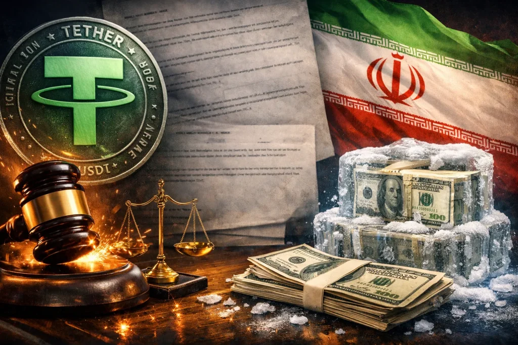 A lawsuit demanding Tether to Pay over $344 million in frozen Iranian funds