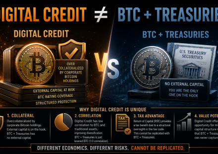 No – Digital Credit Cannot Be Replicated With Bitcoin and Treasuries