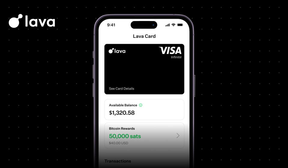 Lava Card Launches Secured Visa Credit Card That Pays Bitcoin Rewards on Every Purchase