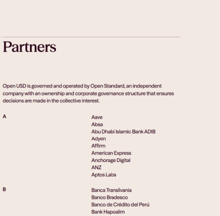 Open USD Backlash: Consortium Faces Allegations of Faking Key Stablecoin Partnerships