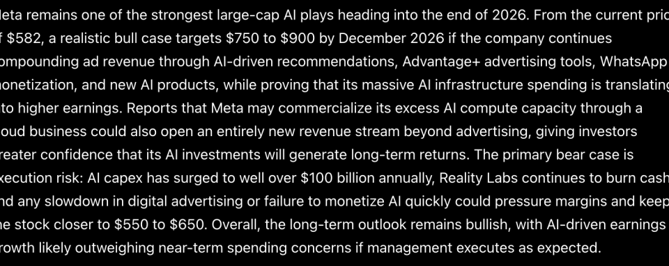Sam Altman ChatGPT AI Predicts Massive Meta Platforms Stock Price Surge by 2026