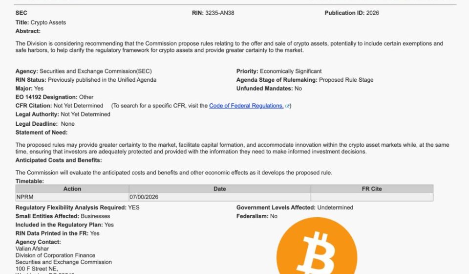 SEC’s 2026 Crypto Rulemaking Plan: Safe Harbors, Broker-Dealer Rules and ATS Amendments